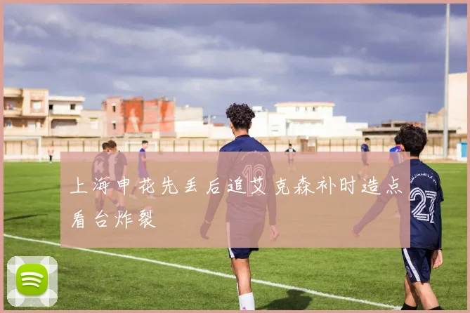 上海申花先丢后追艾克森补时造点看台炸裂